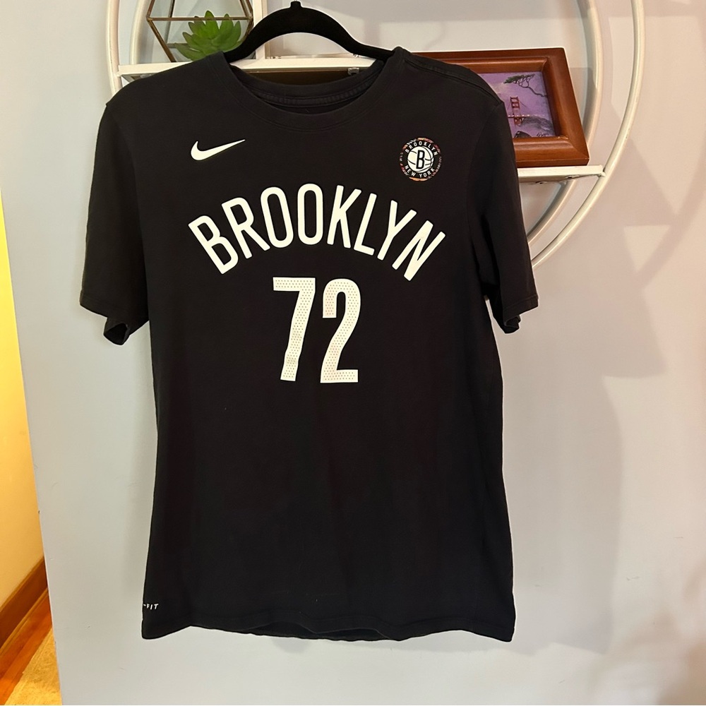 Nike Dri Fit Men's Medium M Brooklyn Biggie #72 Black Short Sleeve T Shirt